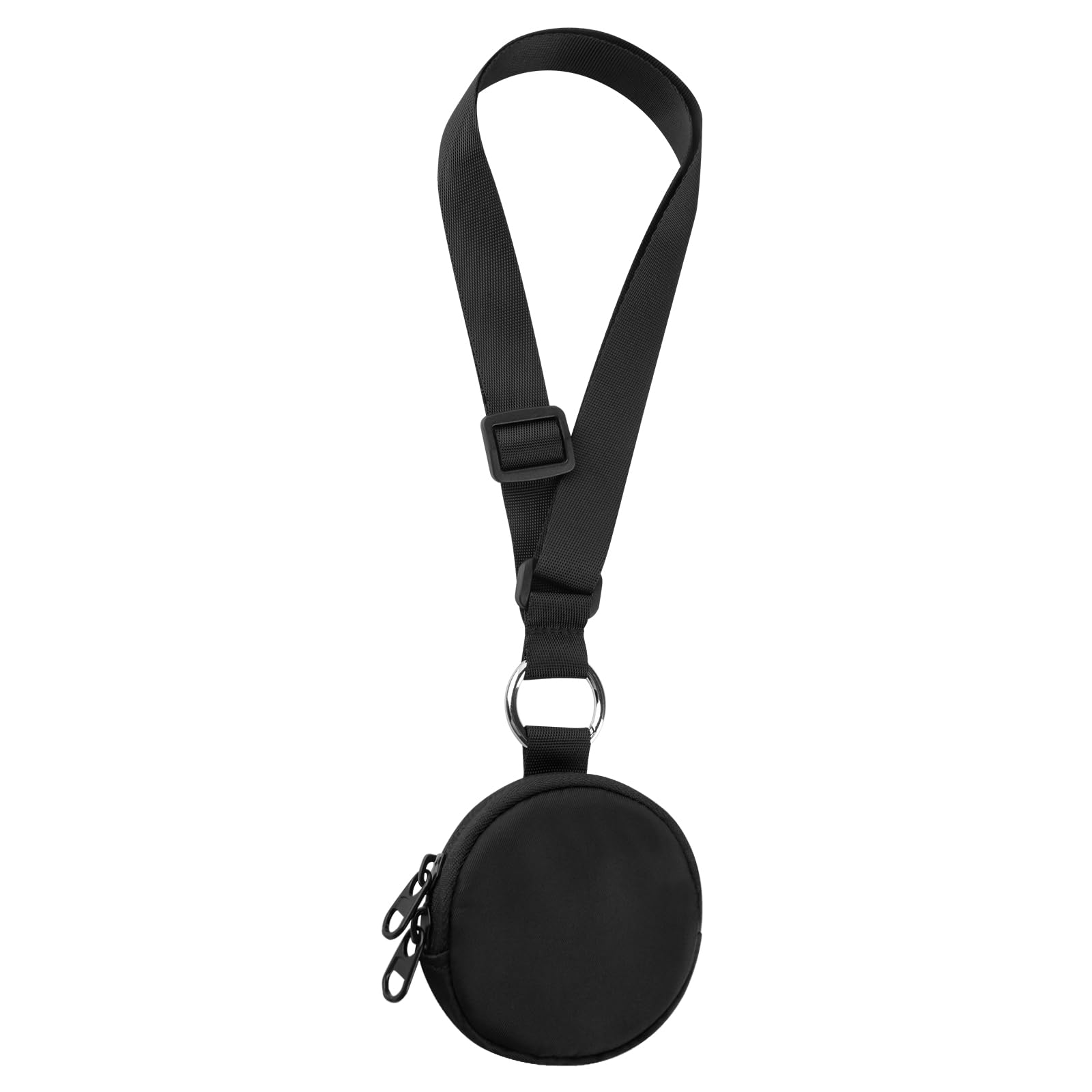 CaSZLUTION Carrying Case Compatible with GO Plus + 2023  Portable Protective Case with Key Ring and Neck Strap  Small Nylon Storage Cover for GO Plus Plus  Black