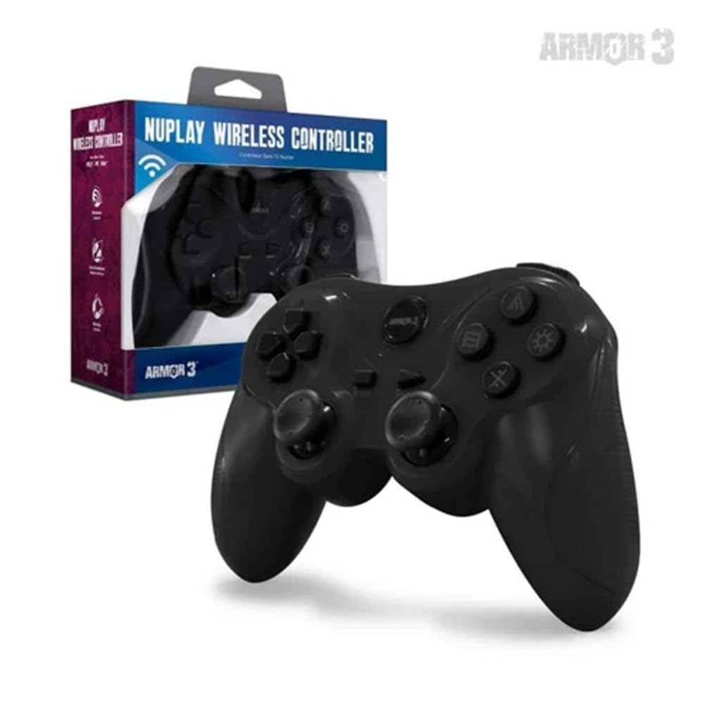 ARMOR3 NuPlay Wireless Controller for PS3 / Playstation 3  Gaming Gamepad Black