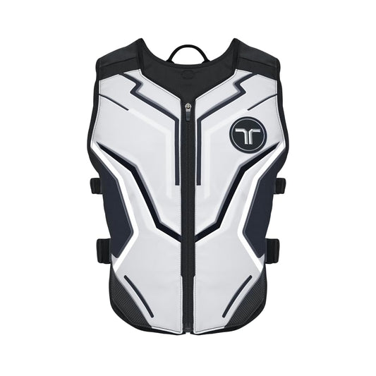 bHaptics TactSuit Air ASH - Lightweight Haptic VR Vest, 16 Motors, Wireless, White, Model BHTV16M1D
