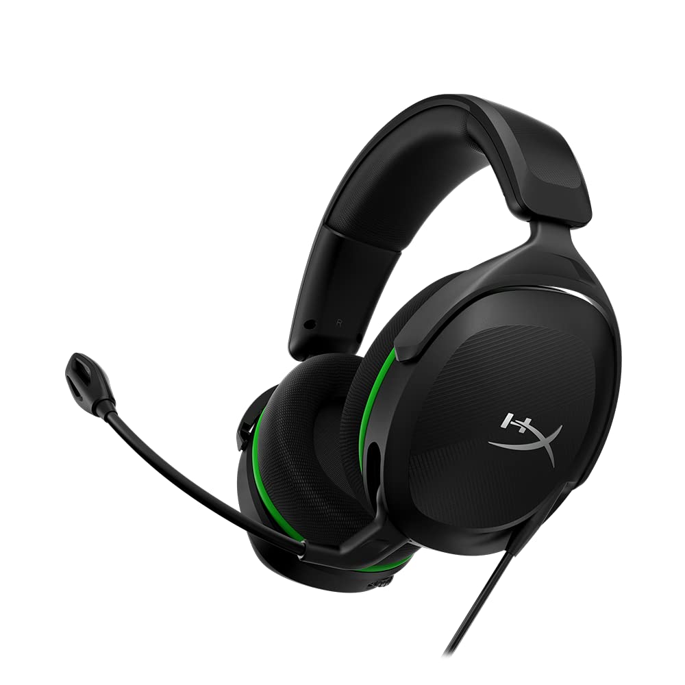 HyperX CloudX Stinger 2 Core Gaming Headset - Wired, Lightweight Over-Ear, Black, 40mm Drivers, Model 6H9B8AA