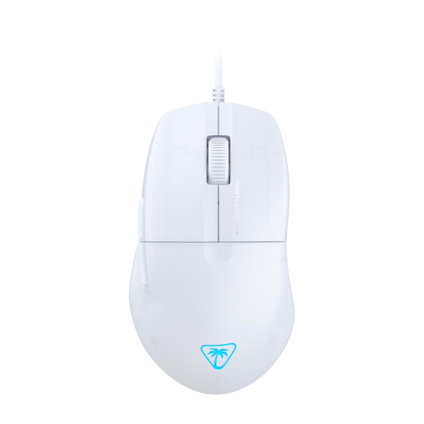 Turtle Beach Pure SEL Wired RGB Gaming Mouse  Ultra-Light 49g Ergonomic Design  8000 DPI Optical Sensor  Mechanical Switches  Pretension System  Pure PTFE Glides  AIMO RGB Lighting - White