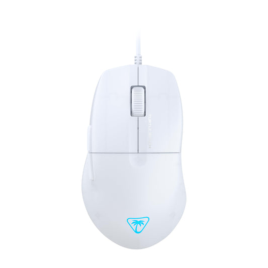 Turtle Beach Pure SEL Wired RGB Gaming Mouse  Ultra-Light 49g Ergonomic Design  8000 DPI Optical Sensor  Mechanical Switches  Pretension System  Pure PTFE Glides  AIMO RGB Lighting - White