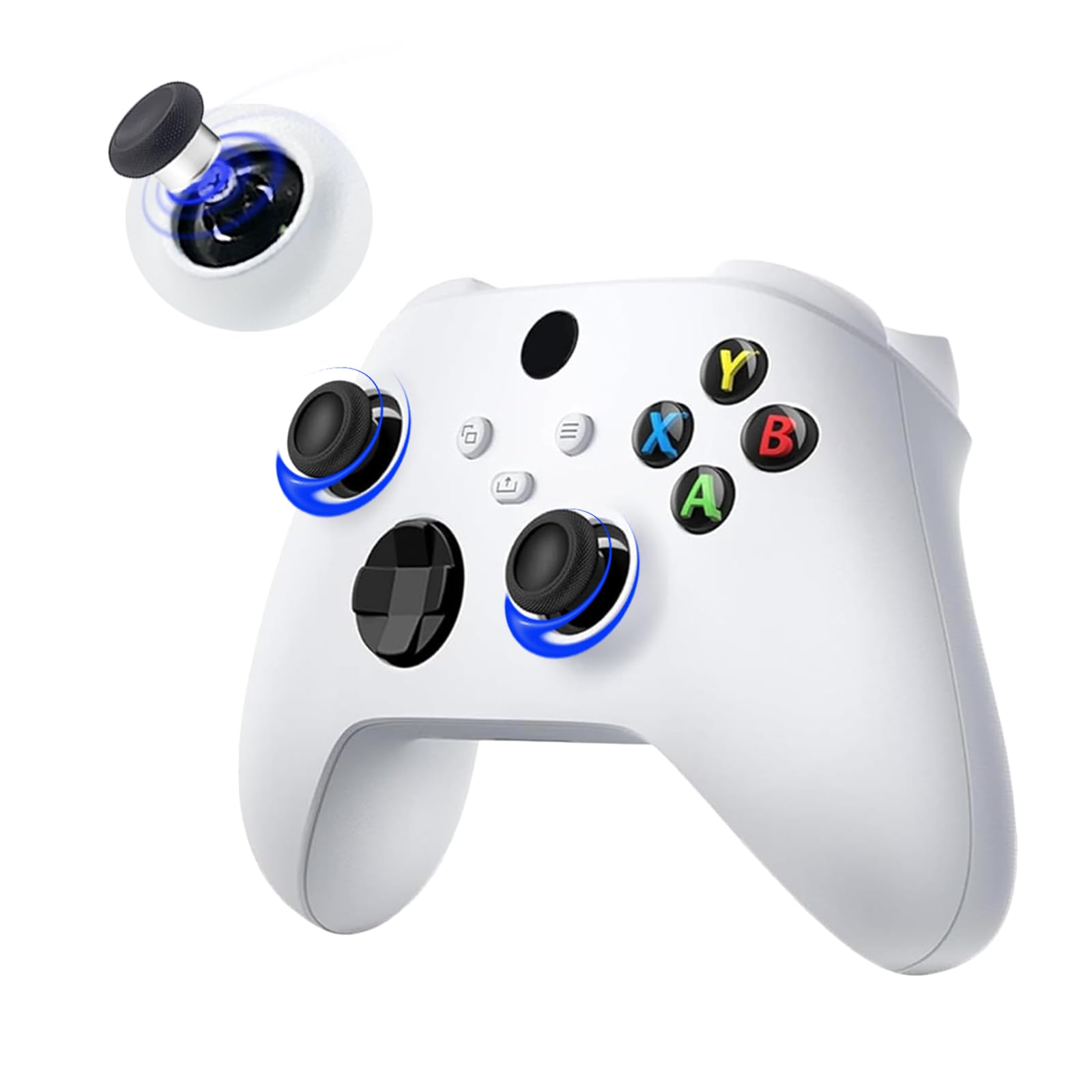 Customized Model 1914 Series S Controller-Robot White  Compatible with Xbox Series X|S Controller Customized Controller Compatible for Xbox Series X/S Xbox One  Replacement Joystick with 3.5mm Audio Jack