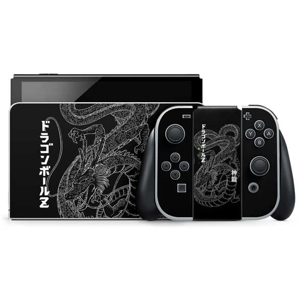 Skinit Decal Gaming Skin Compatible with Nintendo Switch OLED (2021) - Officially Licensed Dragon Ball Z Negative Shenron Design