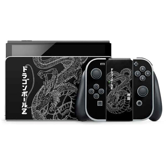 Skinit Decal Gaming Skin Compatible with Nintendo Switch OLED (2021) - Officially Licensed Dragon Ball Z Negative Shenron Design