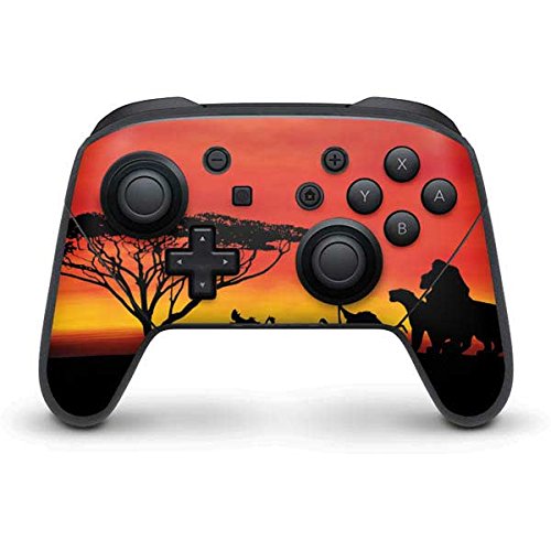 Skinit Decal Gaming Skin Compatible with Nintendo Switch Pro Controller - Officially Licensed Disney The Lion King Pride Rock Crew Design