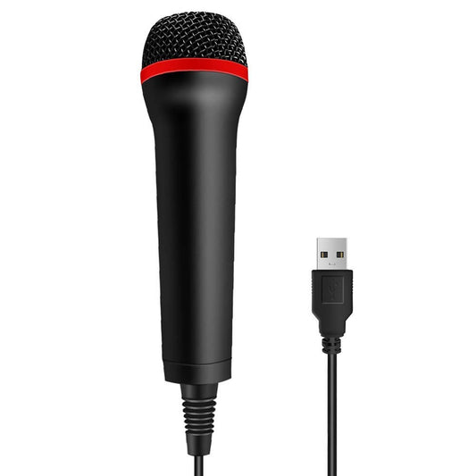 TPFOON 4M Wired USB Microphone for Gaming - Compatible with PS2/PS3/PS4/PS5/Xbox/Nintendo Switch - Ideal for Rock Band & Lets Sing