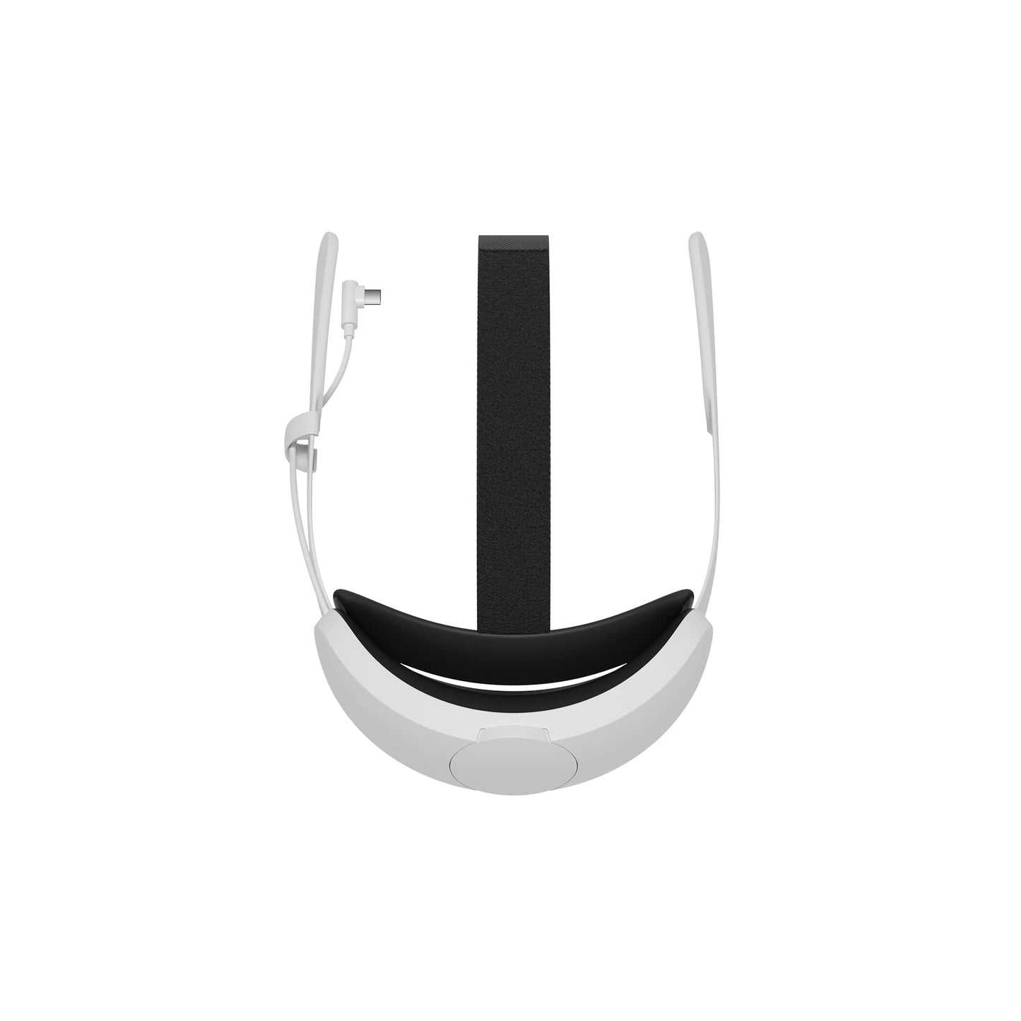 Meta Quest 2 Elite Strap with Battery for Enhanced Comfort and Playtime in VR  black/White