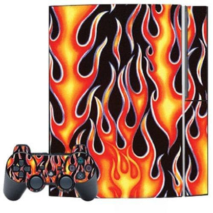 MIGHTY SKINS PS3 Skin Decal Cover - Hot Flames for Playstation 3 Console & 2 Controllers