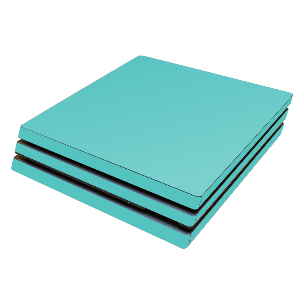 MIGHTY SKINS PS4 Pro Skin - Solid Turquoise Vinyl Decal | Durable, Easy to Apply & Remove | Made in The USA