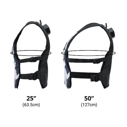 bHaptics TactSuit Air ASH - Lightweight Haptic VR Vest, 16 Motors, Wireless, White, Model BHTV16M1D