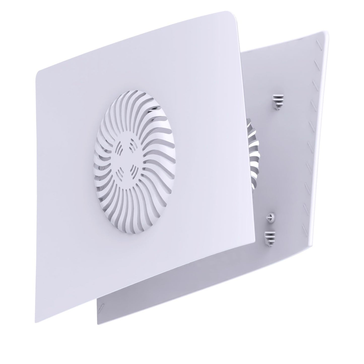 Generic Upper Cover Plates for PS5 Pro Console - White Cooling Dust-Proof Faceplate, 24x18x4.5cm