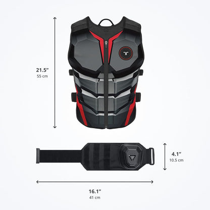 bHaptics TactSuit Air Onyx Starter Bundle - Immersive VR & Sim Racing Experience, Model B0FJC9YBBJ