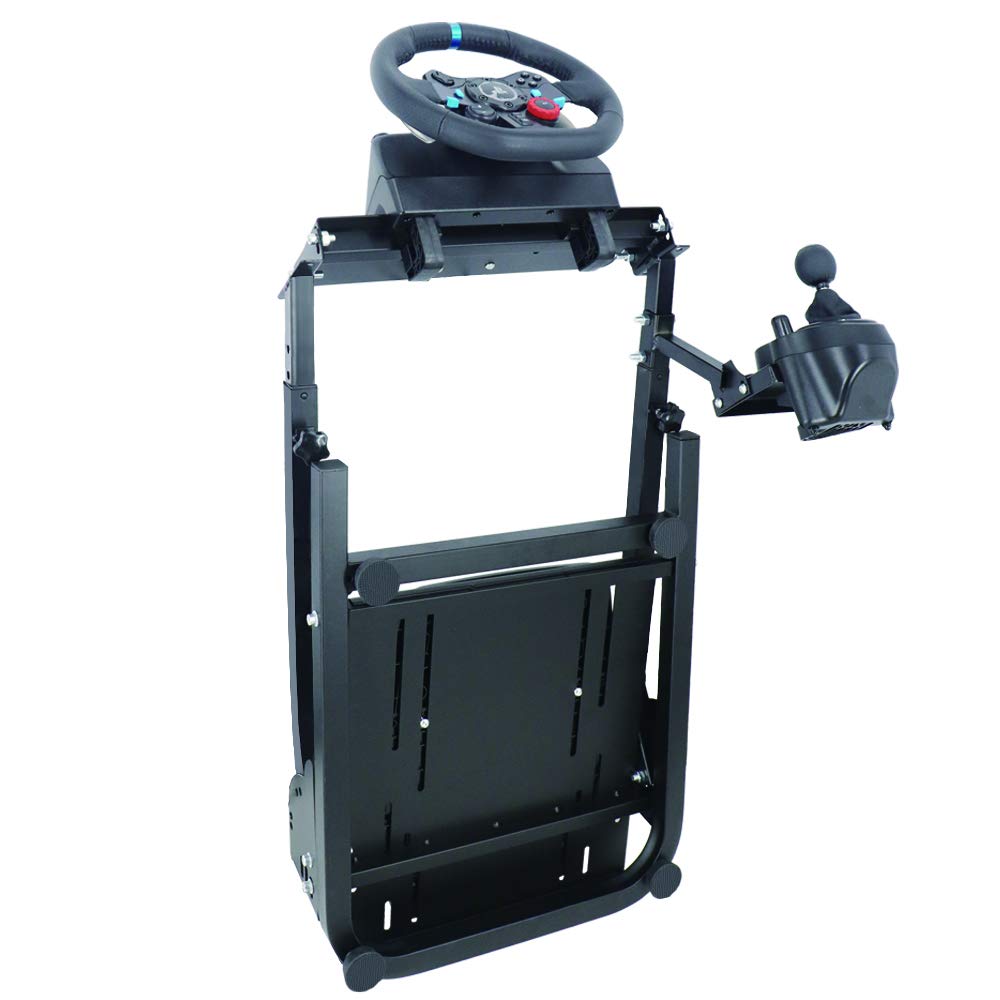 YXHARD Racing Wheel Stand - Adjustable & Foldable, Compatible with Logitech G25/G27/G29/G920, Size A