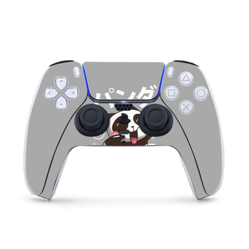 MightySkins Gaming Skin for PS5 / Playstation 5 Controller - Panda Kawaii | Protective Viny wrap | Easy to Apply and Change Style | Made in The USA