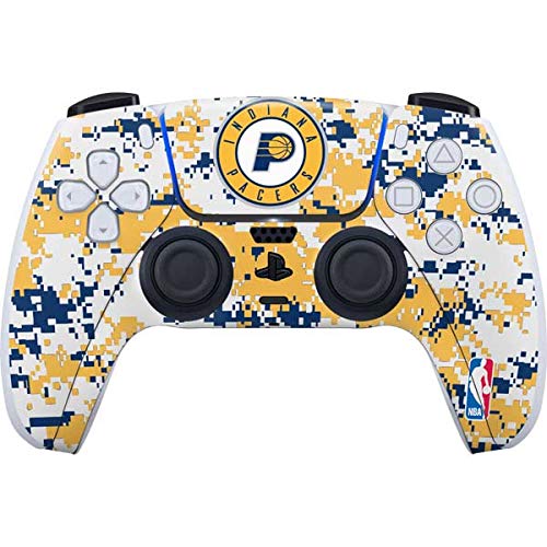 Skinit Decal Gaming Skin Compatible with PS5 Controller - Officially Licensed NBA Indiana Pacers Digi Camo Design