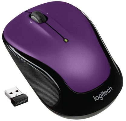 Logitech M325S Wireless Mouse - Violet Color, Compact Design, Model 910-006826