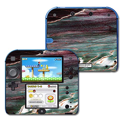 MIGHTY SKINS Nintendo 2DS Skin - Grunge Marble Vinyl Decal Wrap, Durable & Unique, Easy to Apply & Remove, Made in the USA
