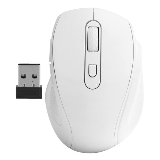 VBESTLIFE 2.4GHz Ergonomic Optical Mouse, 1600 DPI for Notebook/Desktop, White Model Vbestlifey9spd210er152-11