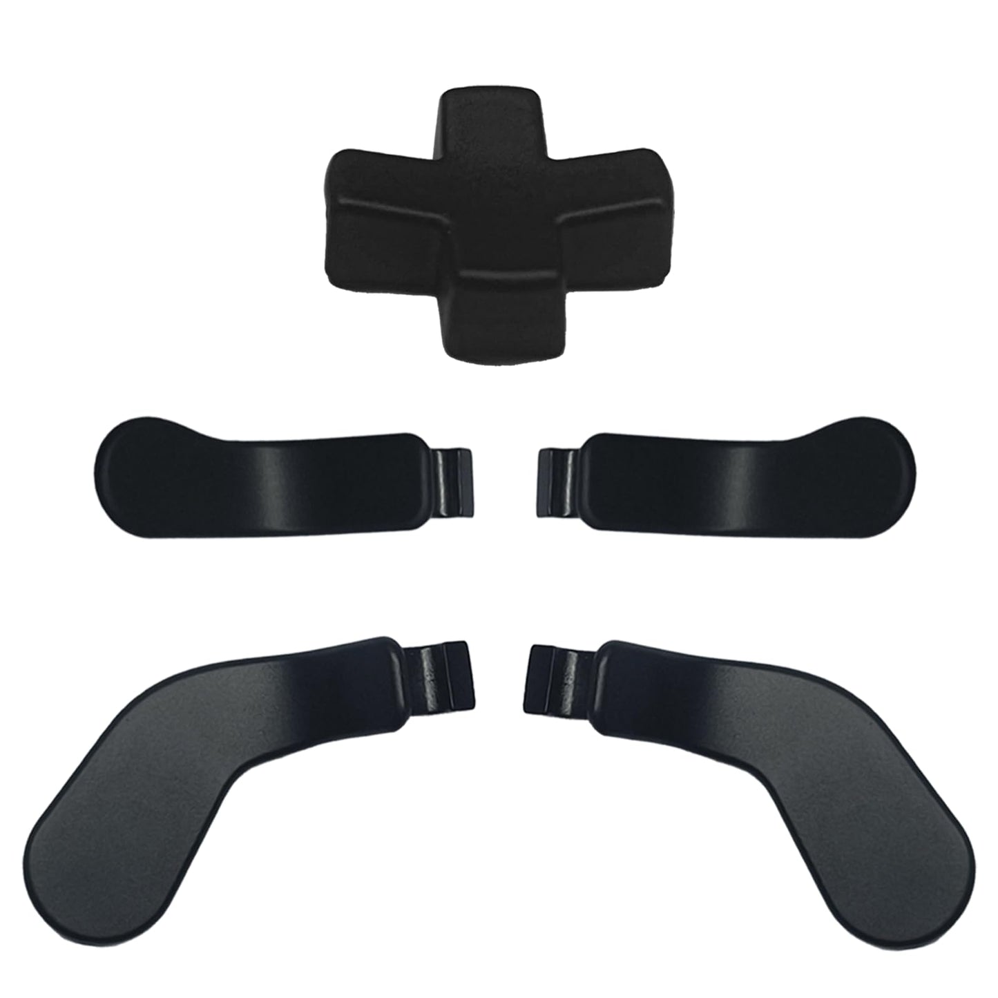 5 in 1 Metal Replacement Parts for Xbox Elite Controller Series 2 Elite Controller Paddles for Elite 2 Controller D-Pad for Elite 2 Core  Accessory Replacement Parts for Xbox Controller Elite(Black)