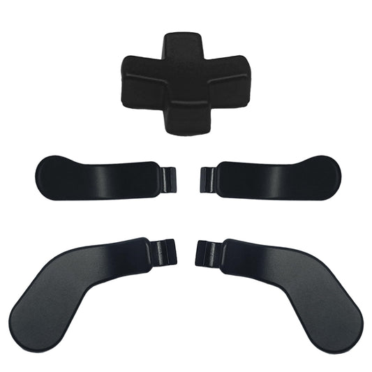 5 in 1 Metal Replacement Parts for Xbox Elite Controller Series 2 Elite Controller Paddles for Elite 2 Controller D-Pad for Elite 2 Core  Accessory Replacement Parts for Xbox Controller Elite(Black)