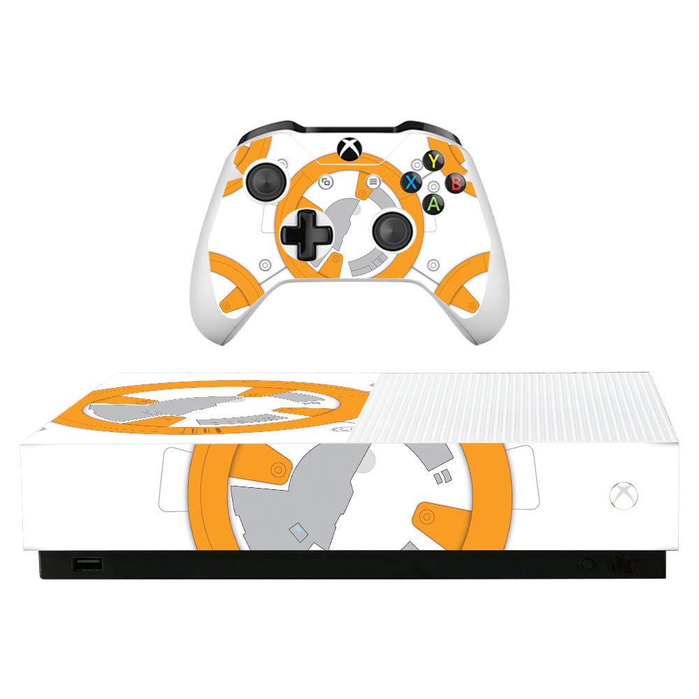 MightySkins Skin for Microsoft Xbox One S All-Digital Edition - Baby Bot | Protective  Durable  and Unique Vinyl Decal wrap Cover | Easy to Apply  Remove  and Change Styles | Made in The USA