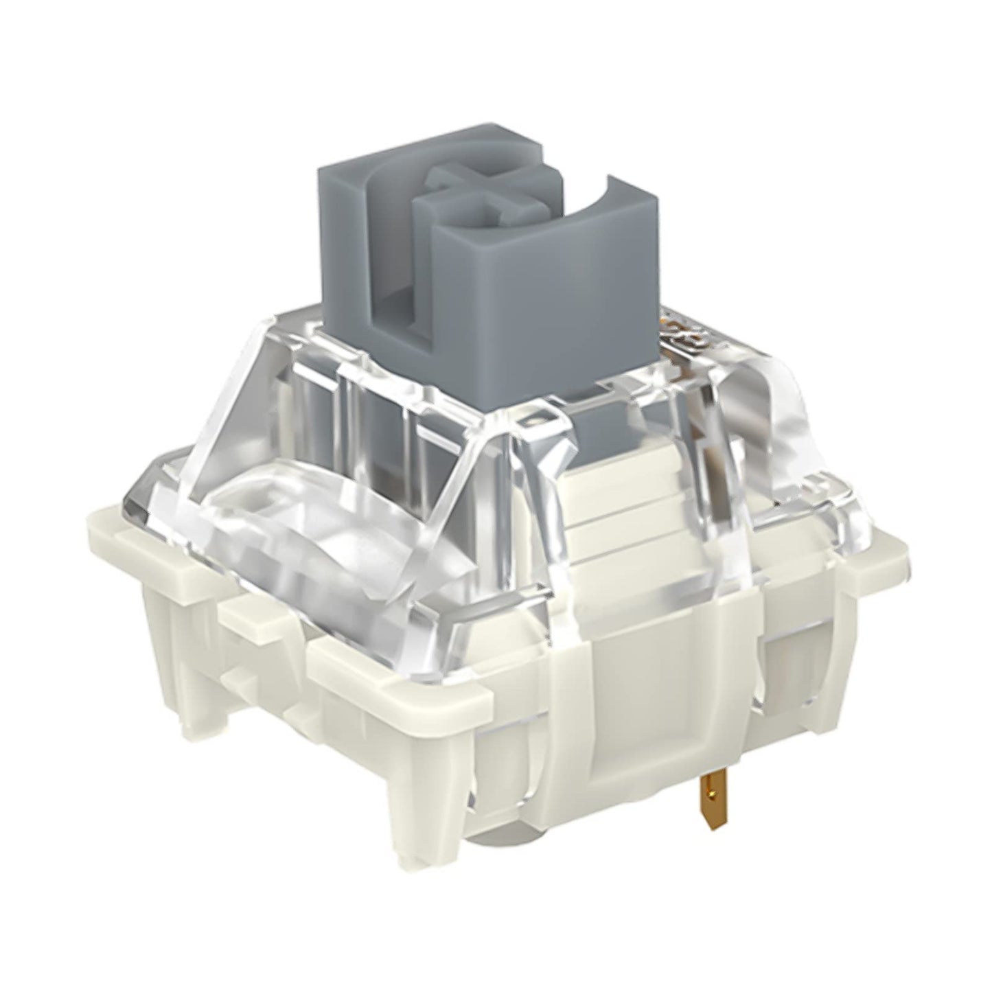 DRAOZA Gateron Pro 2.0 RGB Mechanical Keyboard Switches - 72pcs Silver 3-Pin Prelubricated Yellow Red Brown Compatible MX