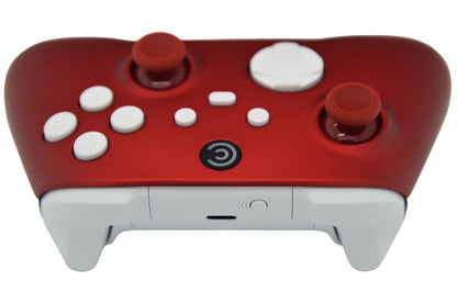 Custom Controllerzz Wireless Controller for PC & Xbox - Red with White Inserts