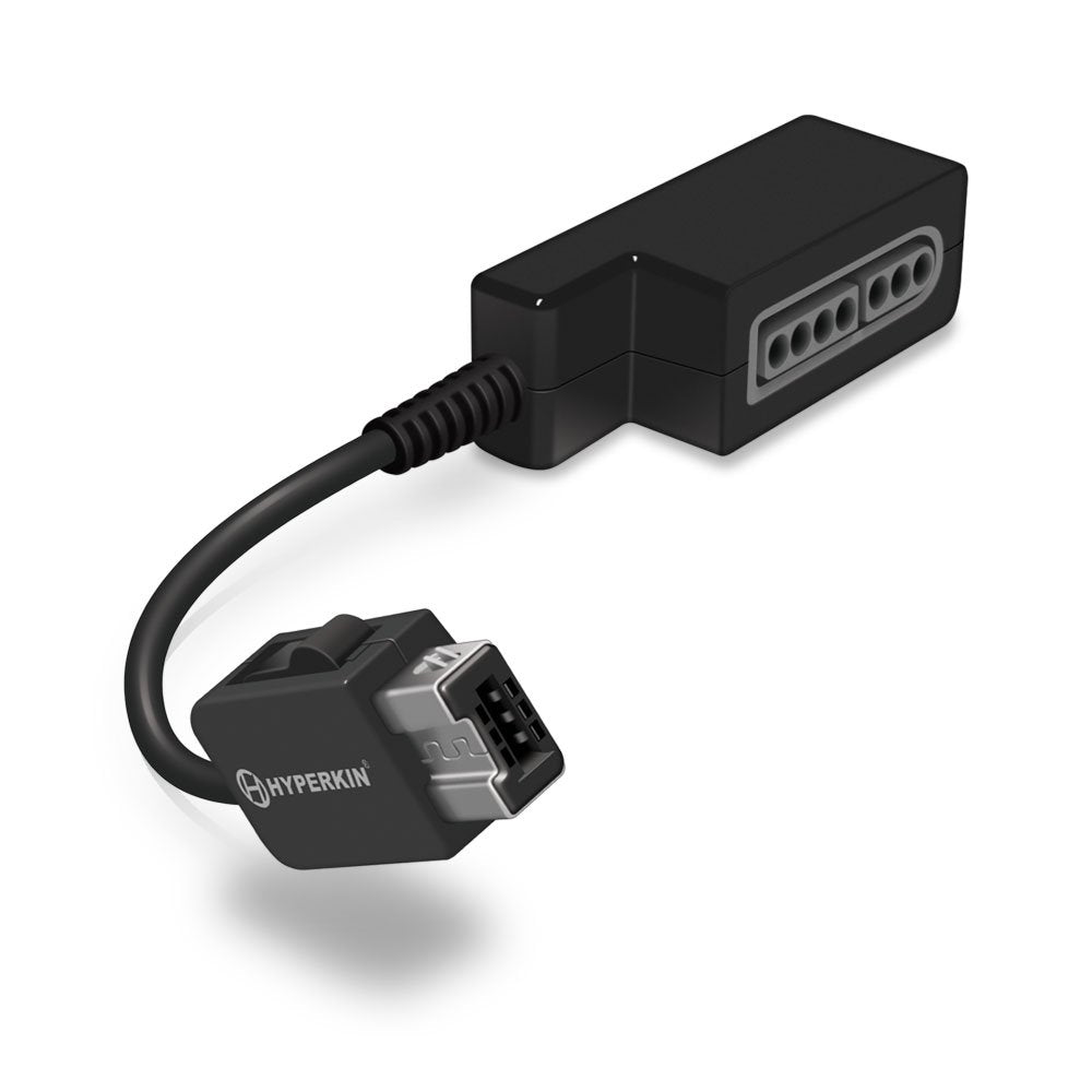 Hyperkin SNES Controller Adapter for SNES Classic Edition/Wii U, Original Version, Model M07232, 1 Count