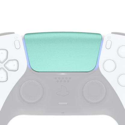 eXtremeRate Metallic Vista Green Touchpad Cover for PS5 Controller BDM-010/020 - Custom Replacement Part with Tool Included