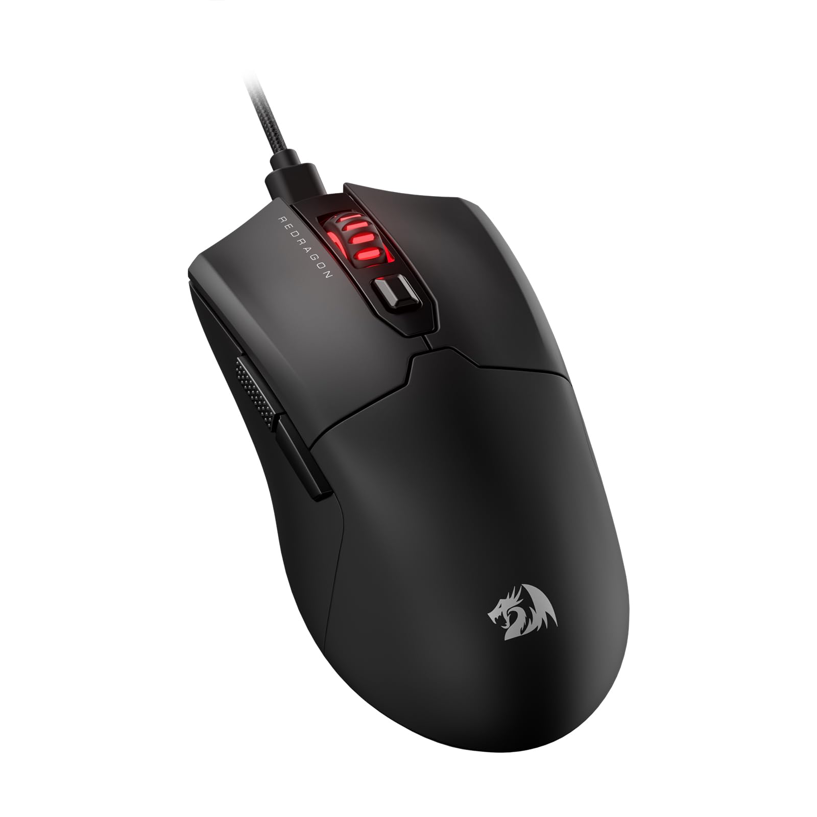 Redragon M995 Wired Gaming Mouse, 26000 DPI, 6 Programmable Buttons, 5 Backlit Modes, Ultra Lightweight, Black
