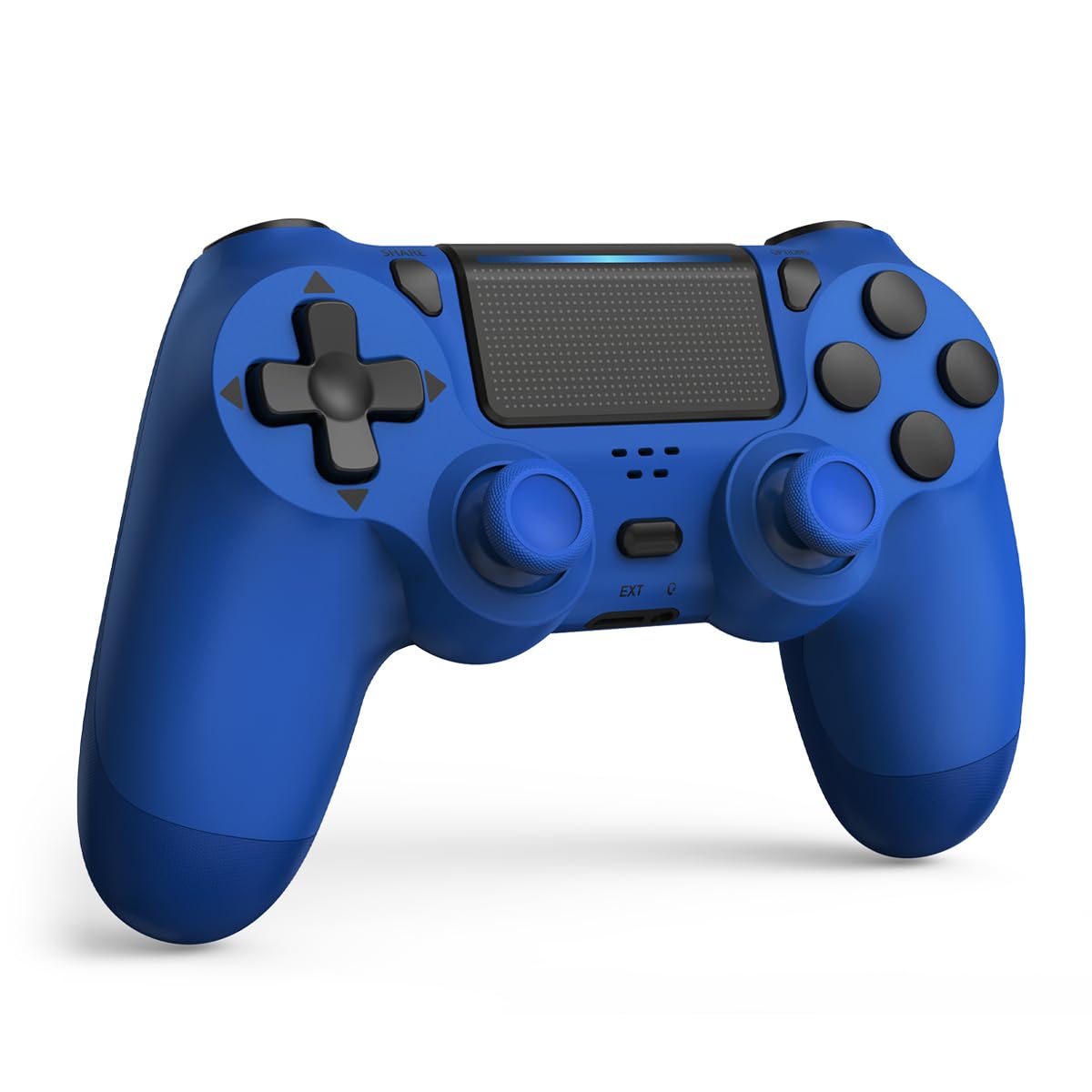 TIANHOO Wireless Controller for PS4 - Vibration Feedback, Motion Sensing, Touchpad, Light Bar, Blue