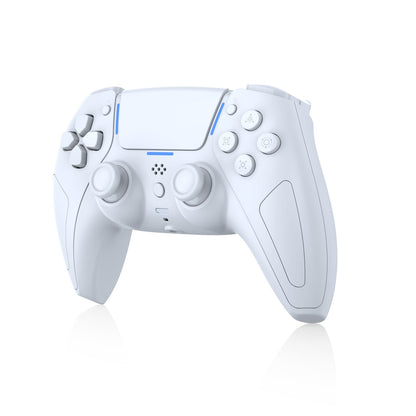 JDDWIN Wireless Gaming Controller for PS5/Android/PC - Bluetooth, Dual Vibration, LED Lights, Hall Effect Joystick, Model P5148, Black