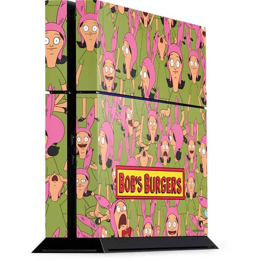 Skinit Decal Gaming Skin Compatible with PS4 Console - Officially Licensed Bobs Burgers Louise Belcher Design