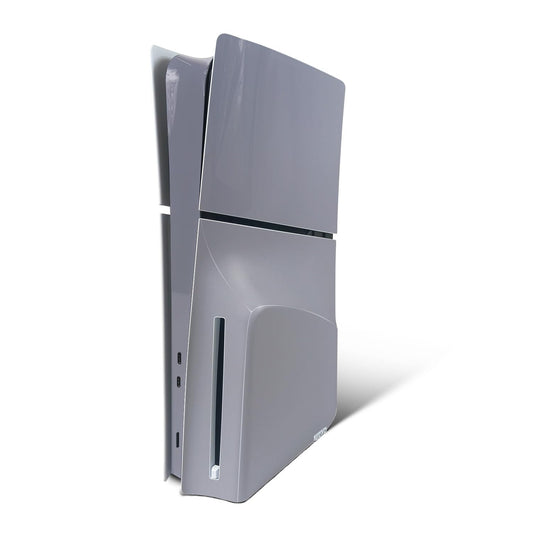 MightySkins Skin Compatible with PlayStation 5 Slim Disk Edition Console Only - Solid Gray | Protective  Durable  and Unique Vinyl Decal wrap Cover | Easy to Apply | Made in The USA