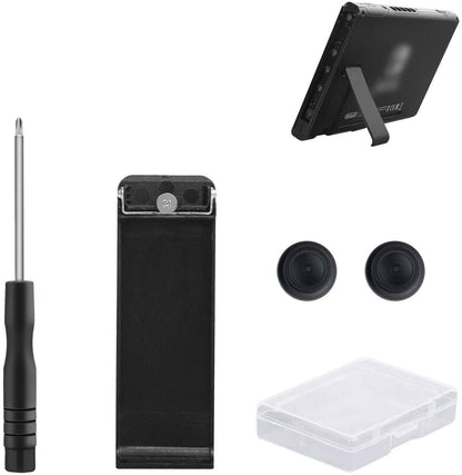 JAOYSTII Kickstand Replacement Back Shell Holder for Nintendo Switch - Black