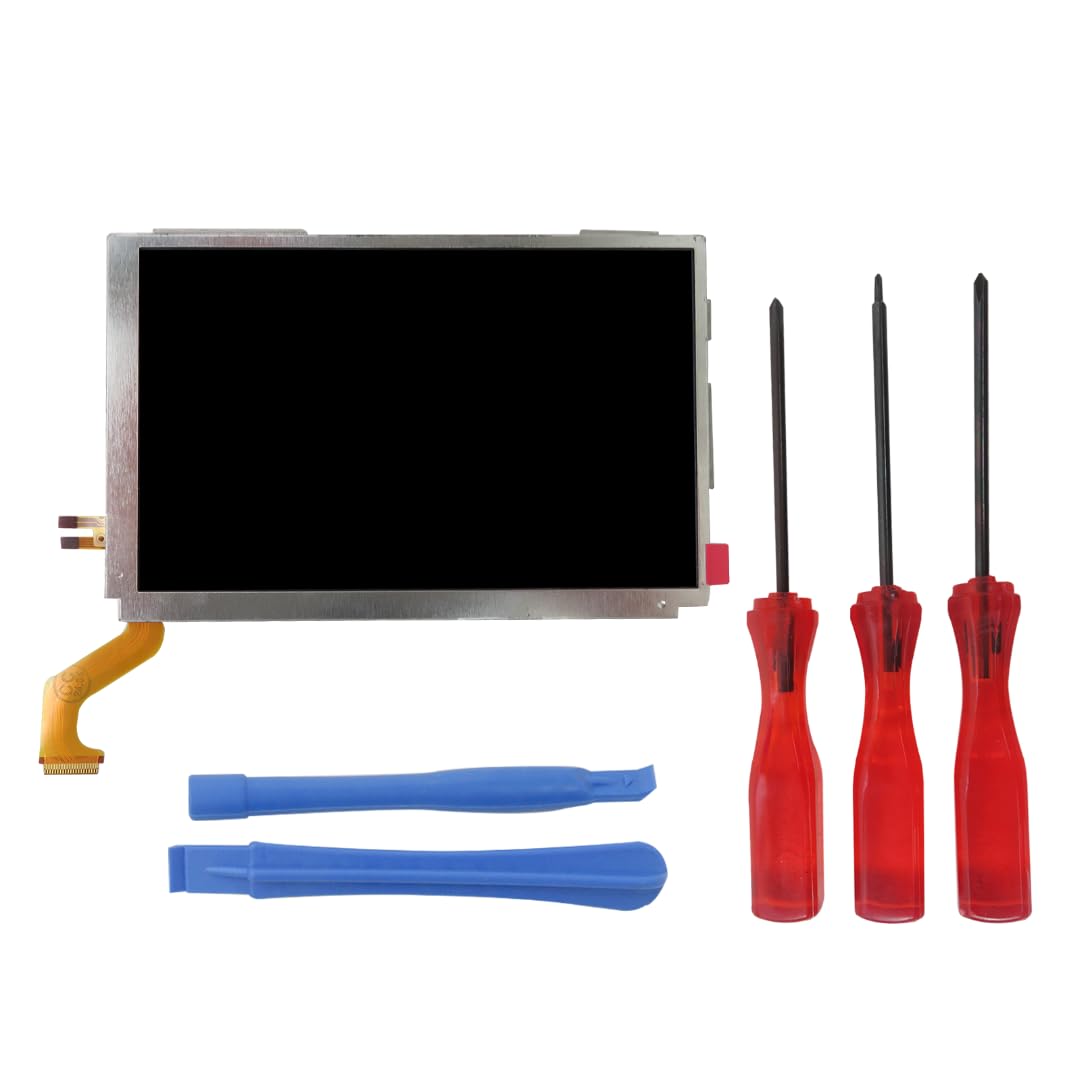 Gxcdizx Upgraded Replacement Top Upper LCD Screen Display for Nintendo 3DS XL (Top/Upper)