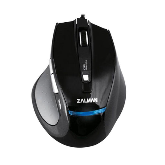Zalman ZM-M400 Optical 1600DPI USB Gaming Mouse - Black, 6 Multi-Button Design
