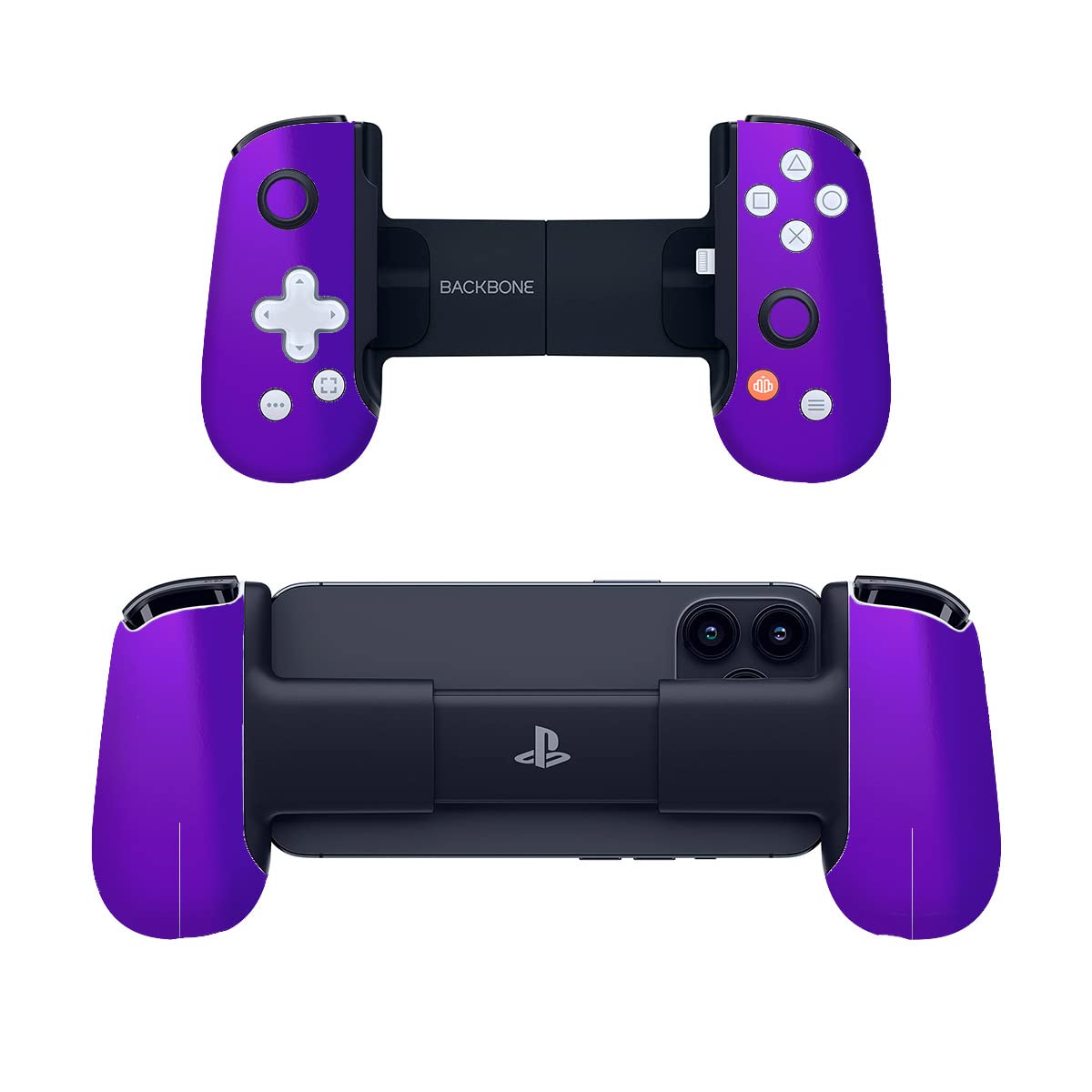 SopiGuard Sticker Skin for Backbone One Controller Full Body Wrap (Gloss Purple)