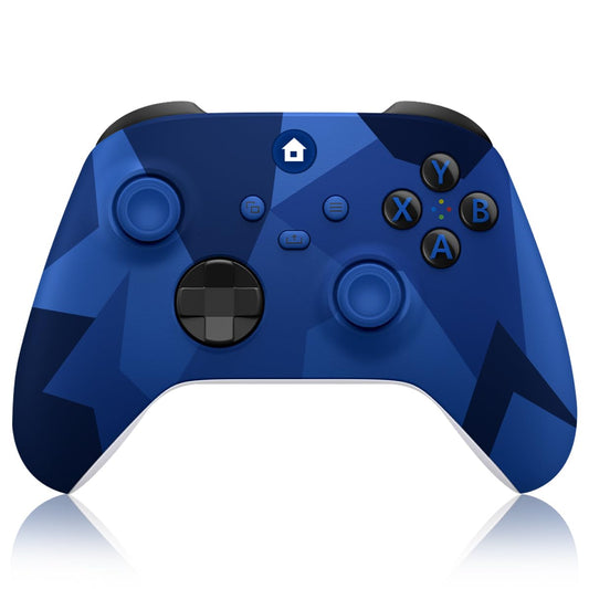 Xbox One Controller Xbox Controller Wireless for Xbox One  Xbox Series X/S Wireless Xbox Controller with 3.5mm Audio Jack with 2.4GHz Wireless Adapter Camo Blue