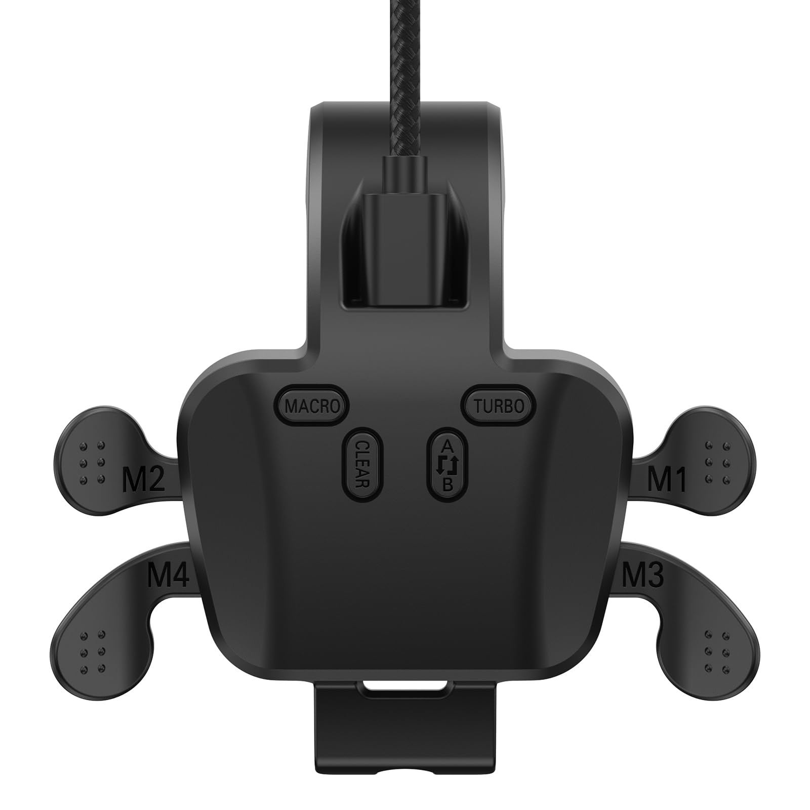 IWGAME Back Paddles with Microphone for PS5 Controller, 4 Programmable Buttons, Black