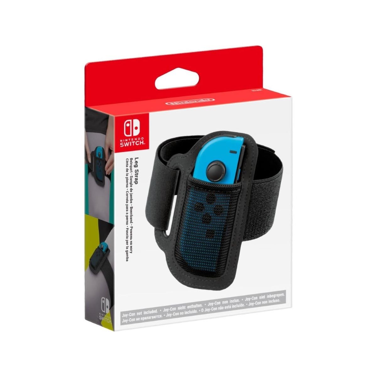 Nintendo Leg Strap for Switch - Large, Black, Nylon, Model 10001376