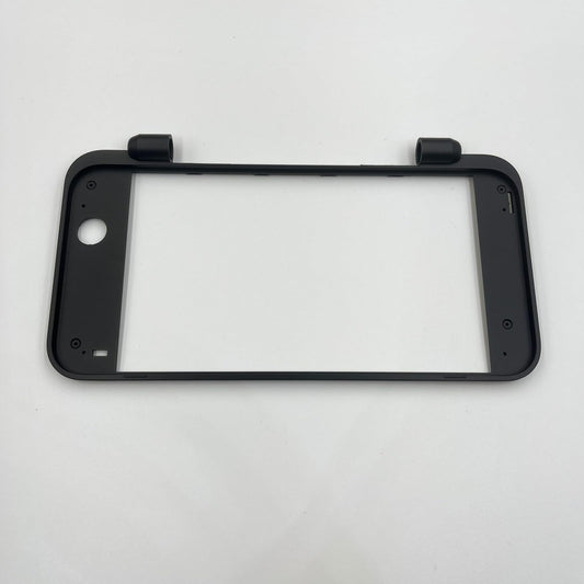 Hzxkqmil Replacement Housing Shell Case Kit for Nintendo New 2DS LL/XL, Black + Blue