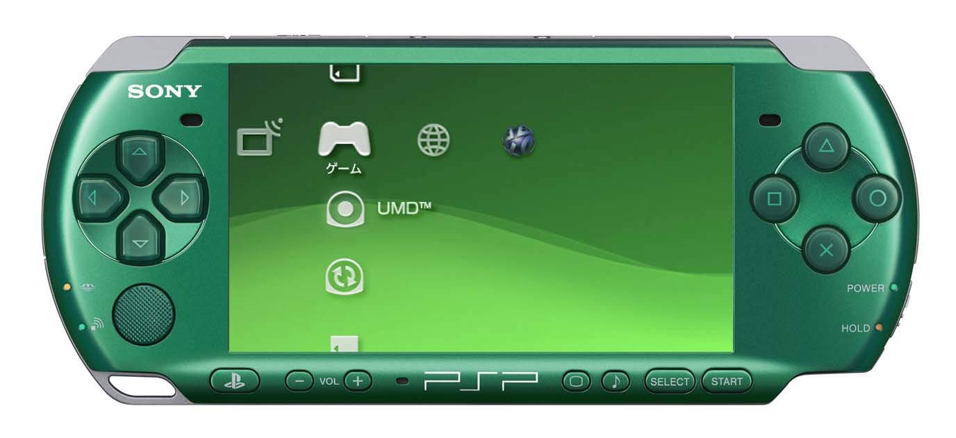 Sony Playstation Portable PSP 3000 Series Handheld Gaming Console System (Spirited Green) (Renewed)