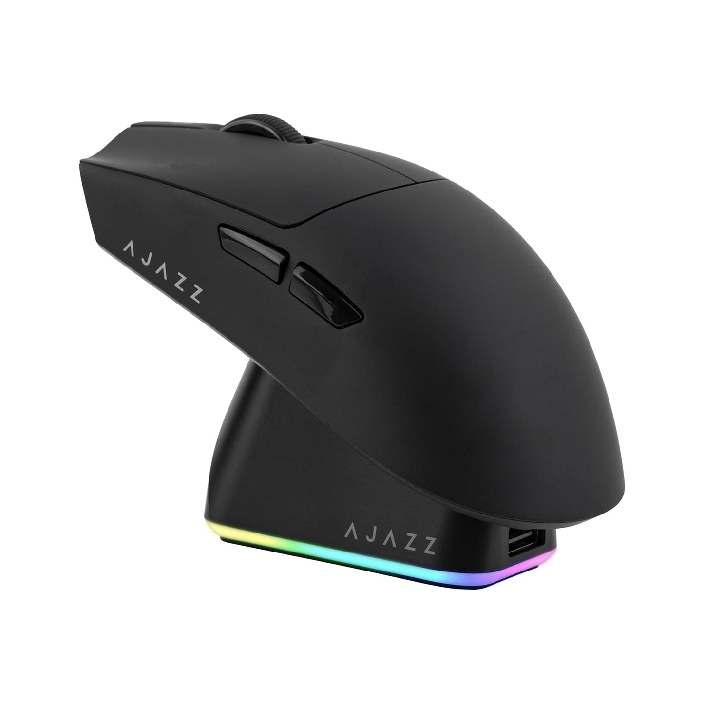 MechLands AJAZZ AJ139P V3 MC Wireless Mouse with Charging Base  3 Modes Gaming Mouse with 800mAh Battery  Adjustable 24 000 DPI  PAW3311 Sensor  1000 Polling Rate  69g Lightweight  Win/Mac (Black)