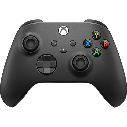Microsoft QAT-00007 Xbox Wireless Bluetooth Controller with USB Carbon Black (Renewed)