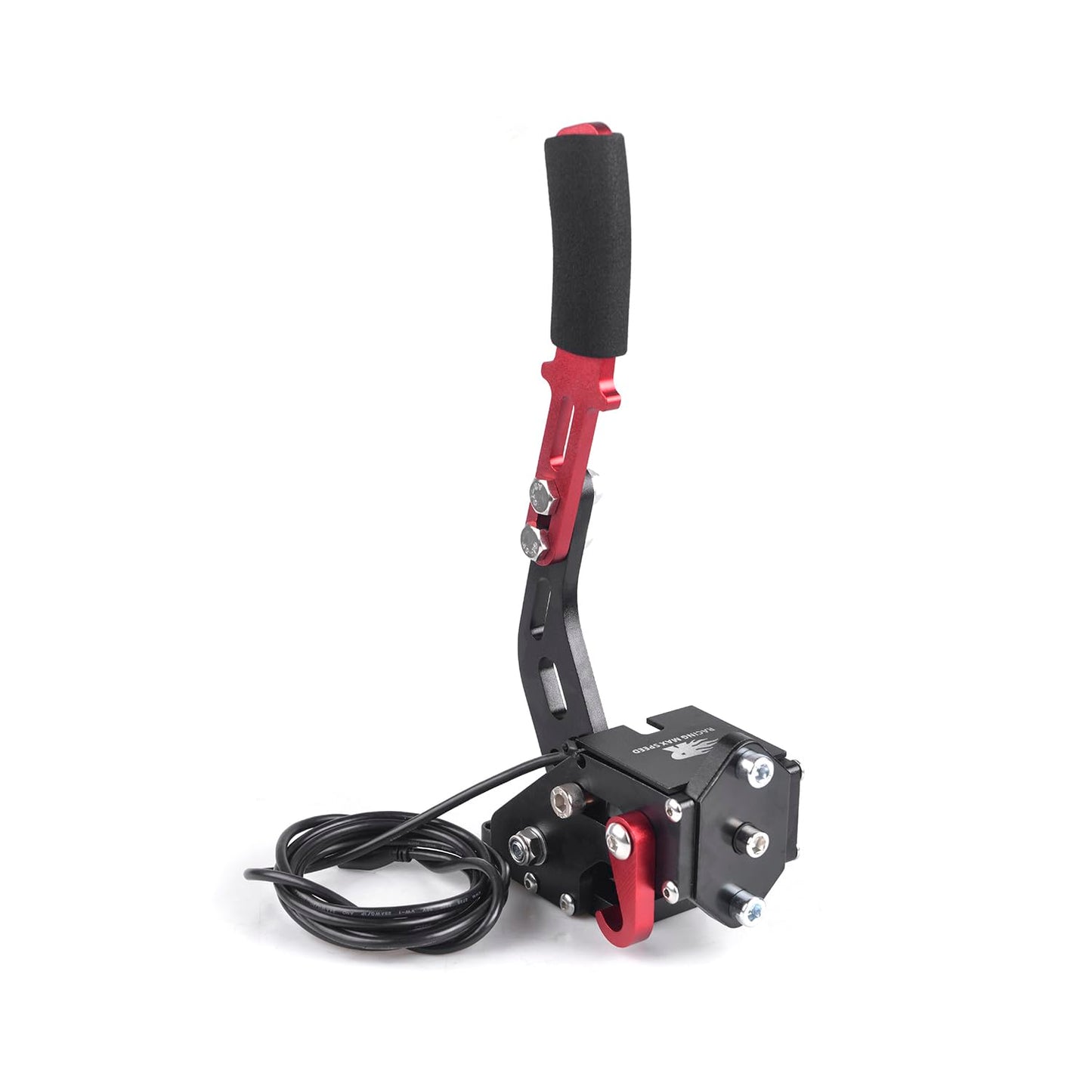 ZHSYMX USB Handbrake for 16Bit SIM PC Racing Games  Compatible with G27 G29 G920 G923 T500 T300 Simulate Linear Handbrake(Only PC System) Black