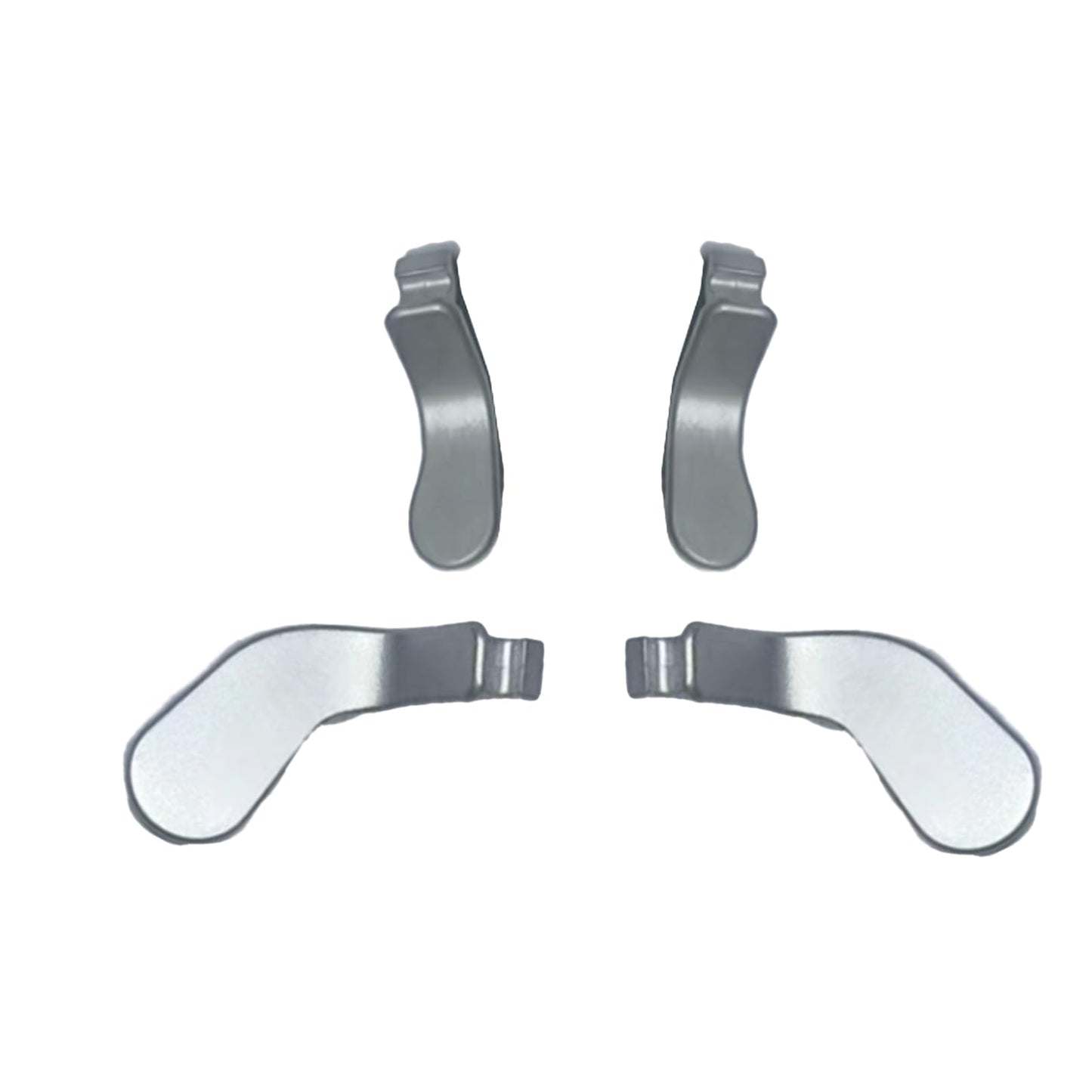 4Pcs Elite 2 Controller Paddles for Xbox One Elite Series 2 Controller  Elite Controller Paddles  Metal Stainless Steel Paddles Replacement Accessories for Xbox One Elite/ Elite Series 2/Elite 2 Core Controller(Silver) [video game]