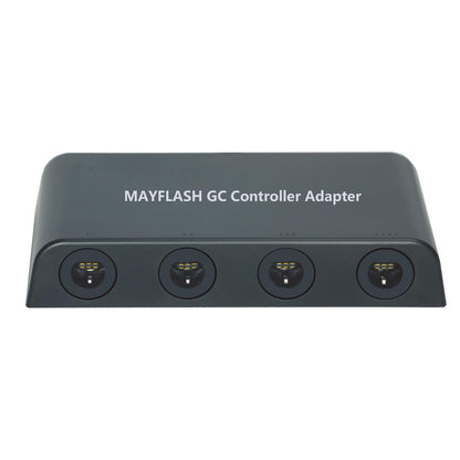 Mayflash GameCube Controller Adapter - 4 Port for Wii U, PC USB, Switch - Model W012 - 1 Pack