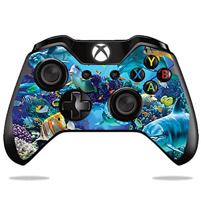 MIGHTY SKINS Xbox One/One S Controller Skin - Ocean Friends | Durable Vinyl Wrap, Easy to Apply & Remove, Made in The USA